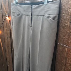 Beige Curvy Dress Pants, Express, Size 8S